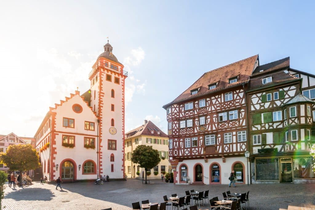 Rathausplatz in Mosbach
